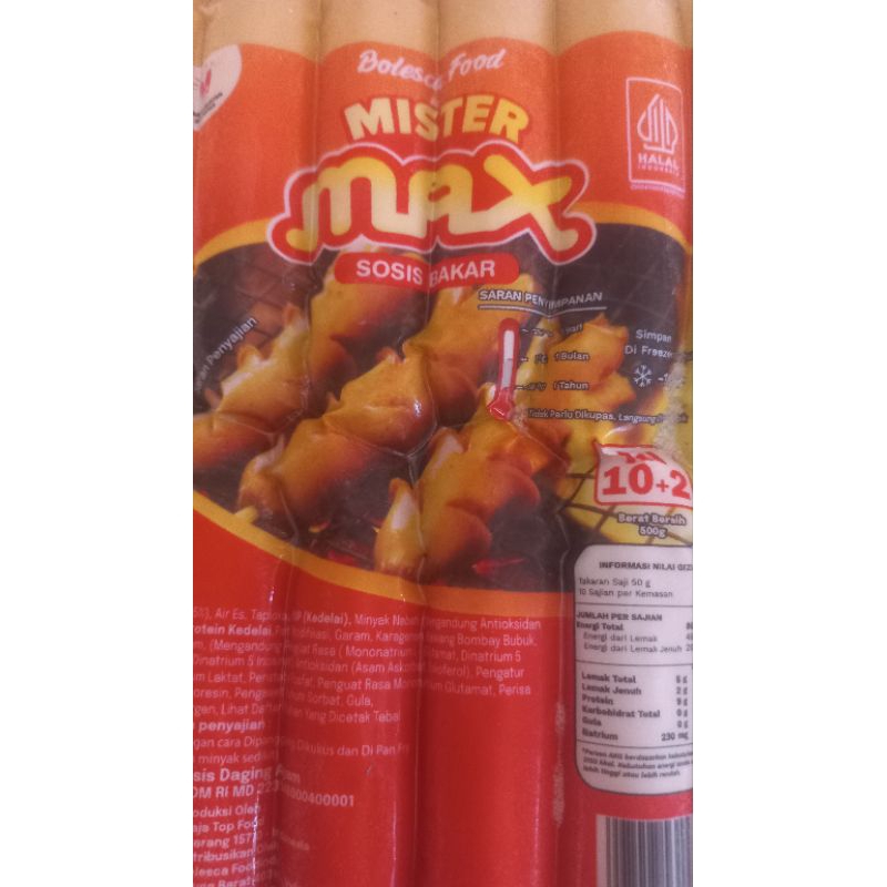 

Mister max sosis bakar