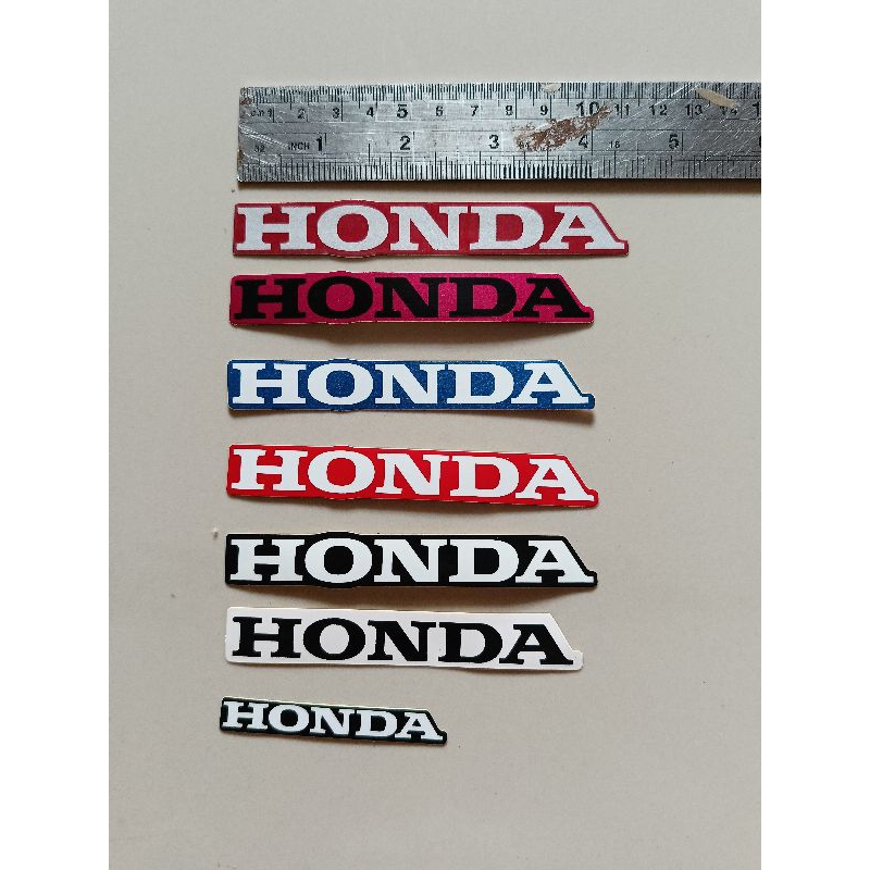 stiker logo mark emblem Honda buat sayap depan batok lampu spakbor belakang original
