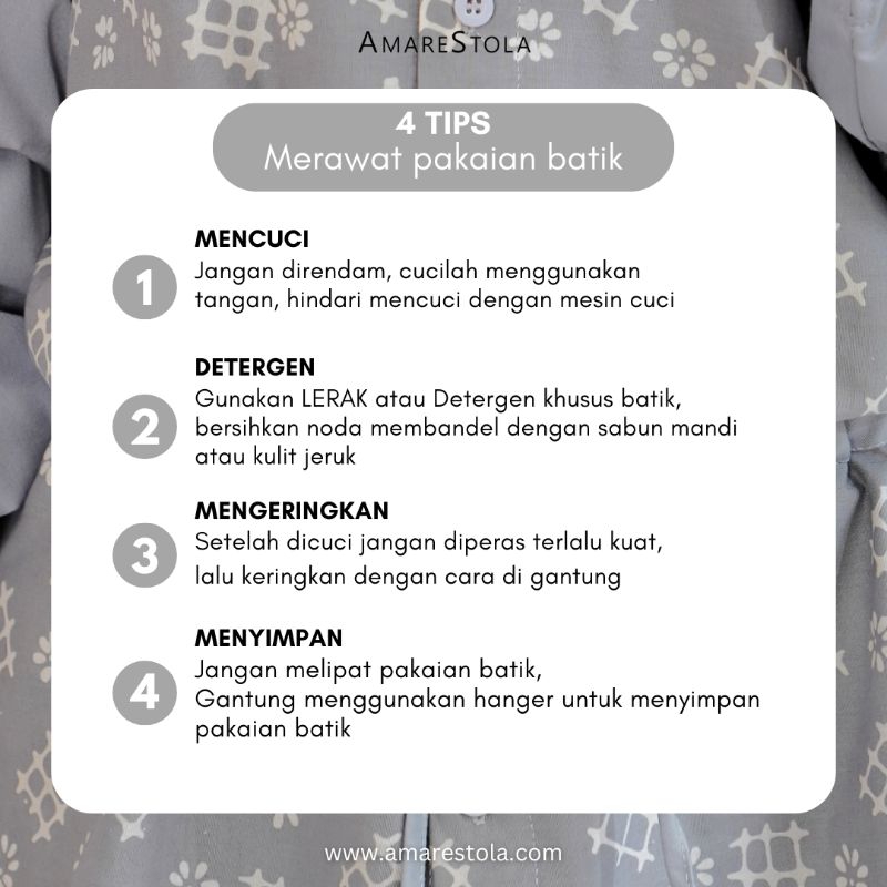 Amarestola - Dayna Batik Crop / Kemeja Batik Wanita / Kemeja Kantor Batik / Batik Wanita Modern