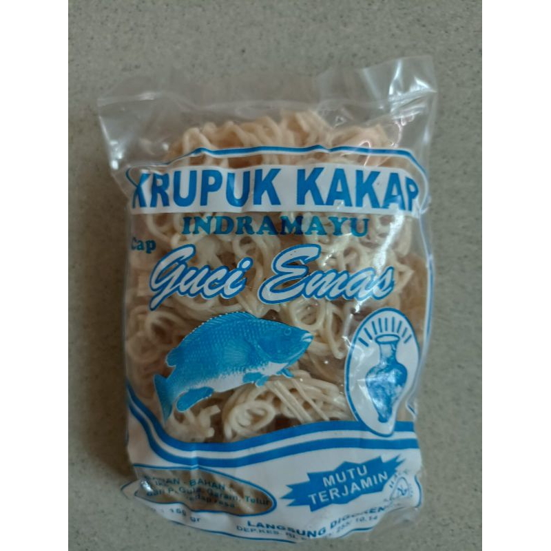 

Kerupuk Kakap Guci Emas Krupuk Kakap 200 Gram Indramayu