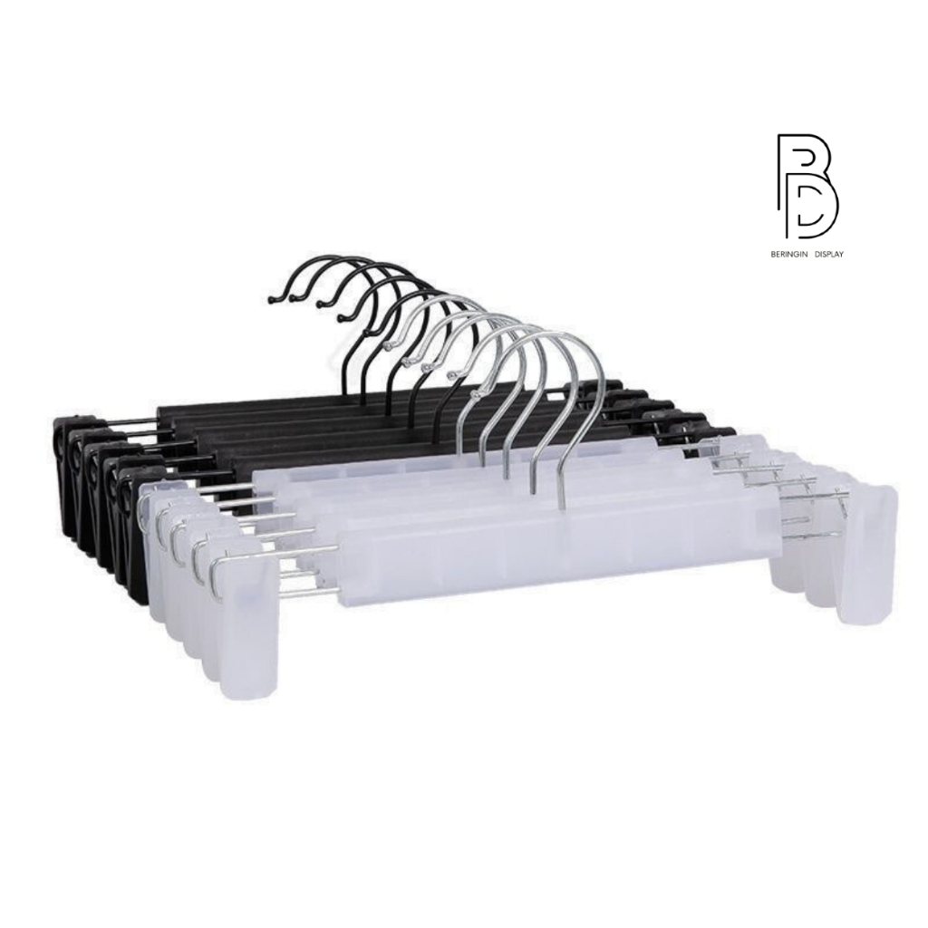 Hanger Jepit Baju dan Celana/Hanger 262 Dewasa/Hanger Jepit Dewasa/Gantungan Celana Jepit Dewasa (1 