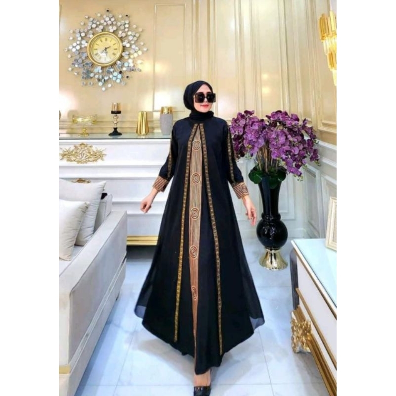 abaya turki gamis wanita kekinian