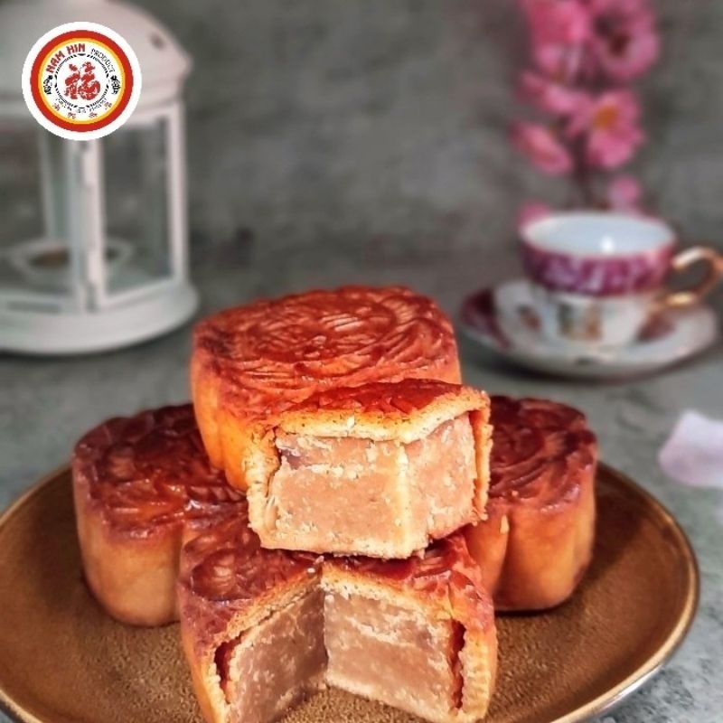 

Mooncake Namhin Hongkong/ Kue Bulan/ Moon Cake/ Tong Ciu Pia Vegetarian