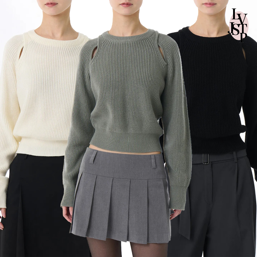 MUSINSA STANDARD Women's Shoulder Cut Out Knit