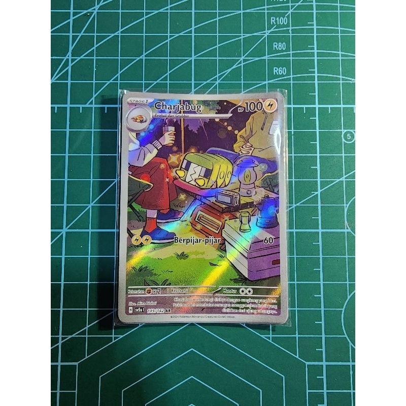 Charjabug AR kartu pokemon tcg indonesia