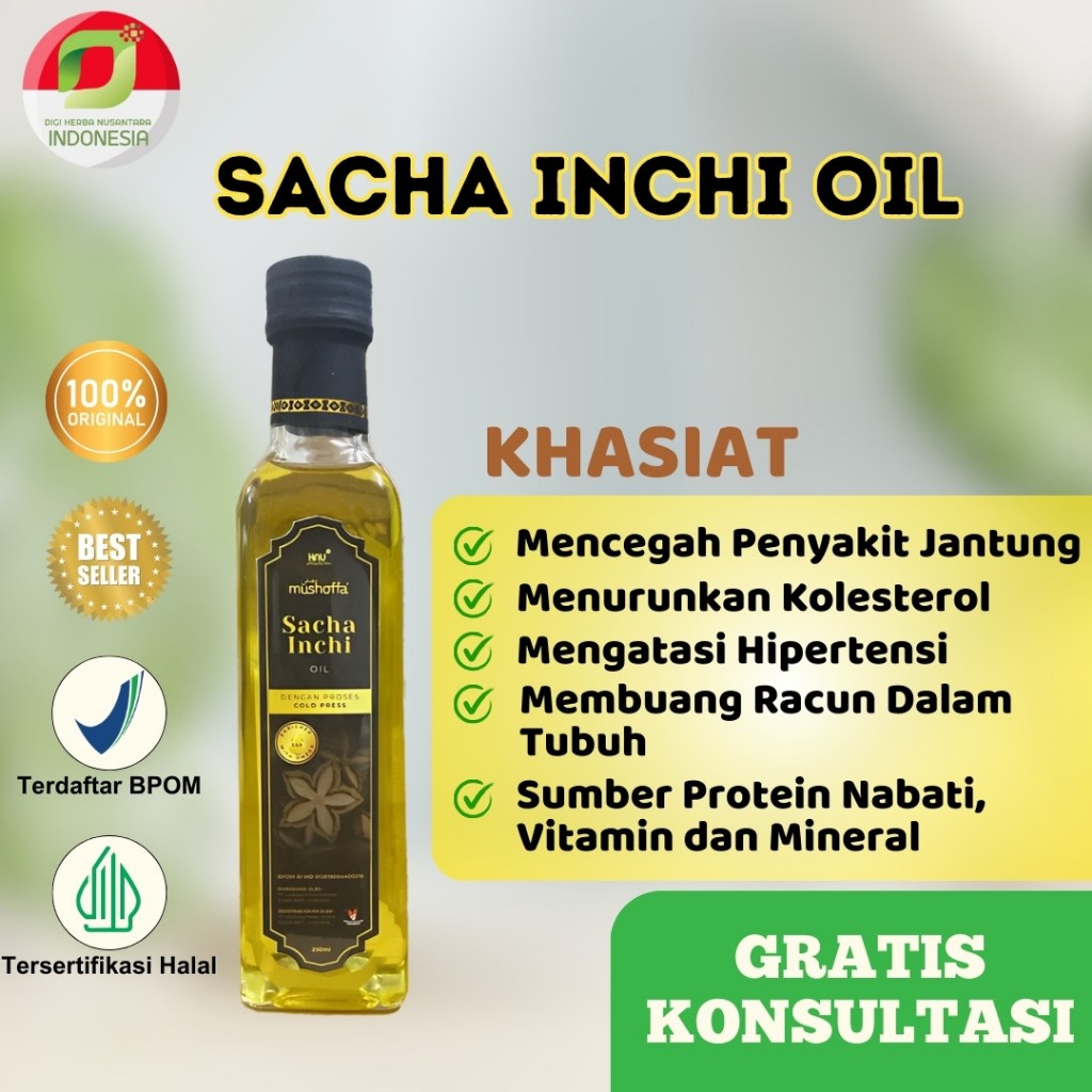 

Sacha Inchi Oil Menjaga Kesehatan Jantung & Atasi Kolesterol Jahat