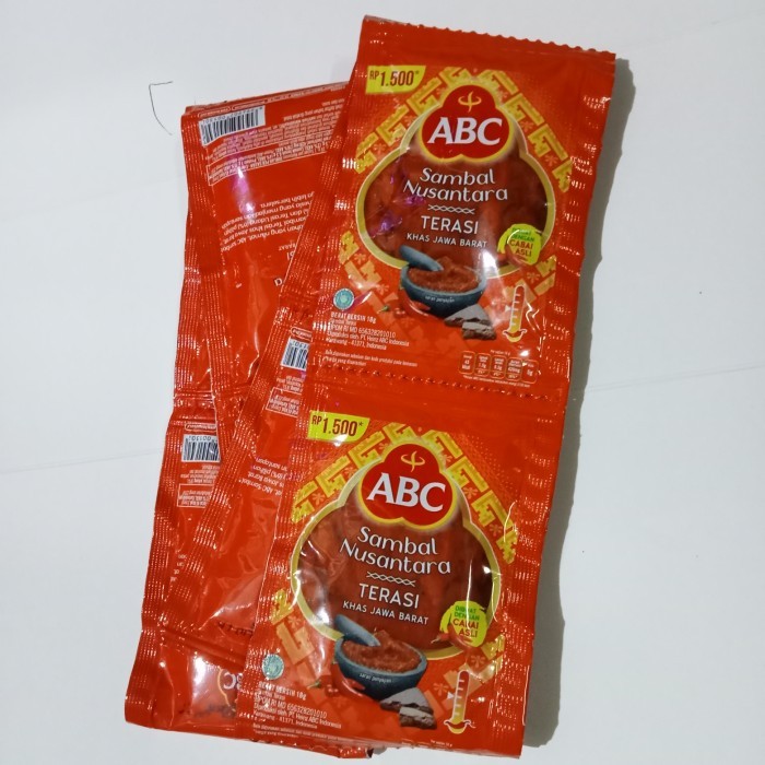 

ABC Sambal Nusantara TERASI isi 10 Sachet @18g