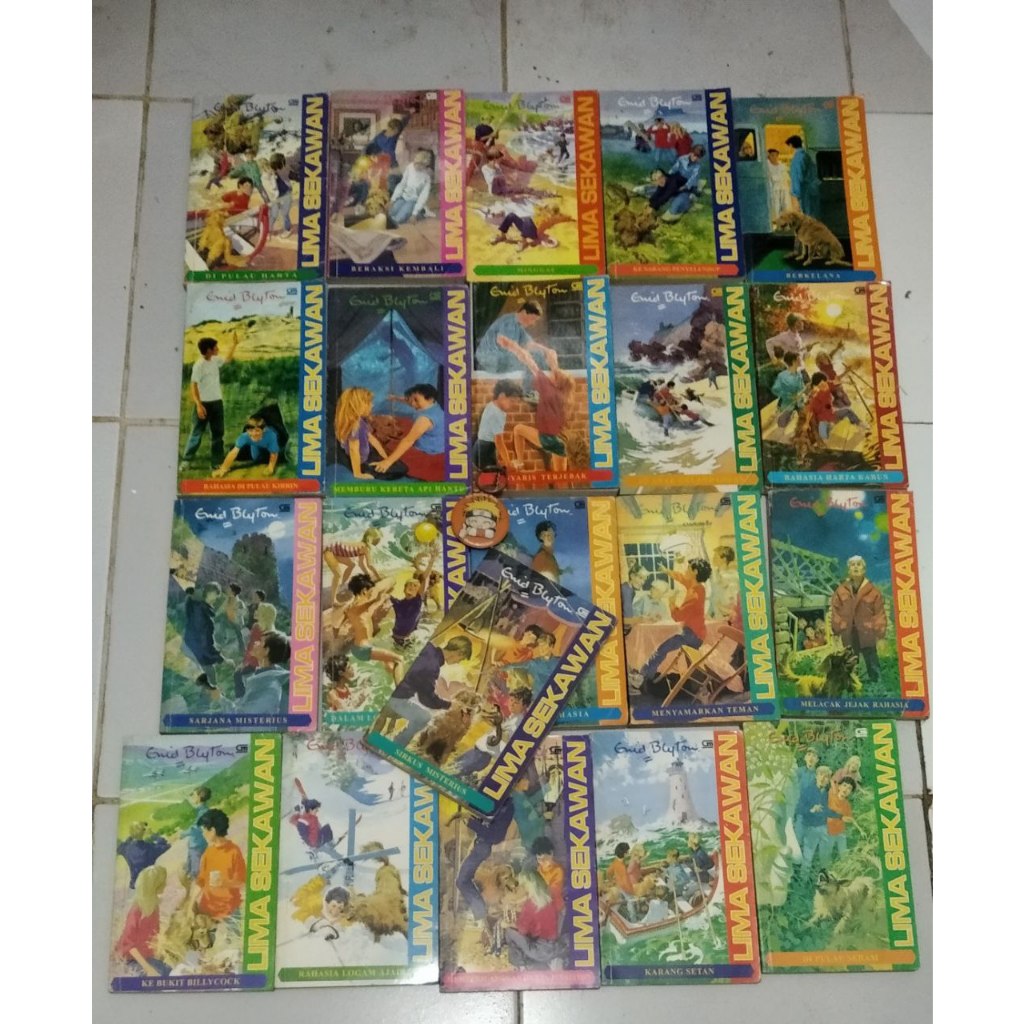 Novel Lima Sekawan Set 1-21