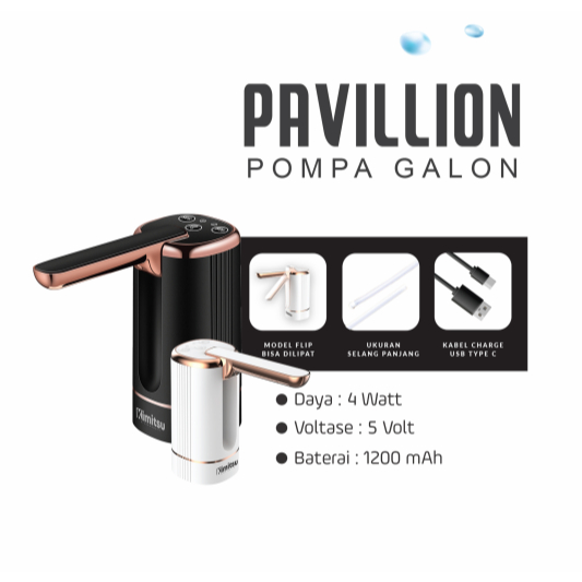 Pompa galon lipat 3 tombol kimitsu KPG - 1773B