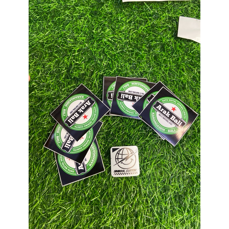 sticker sloki gelas LEGENDARIS arbal bali BISA GROSIR