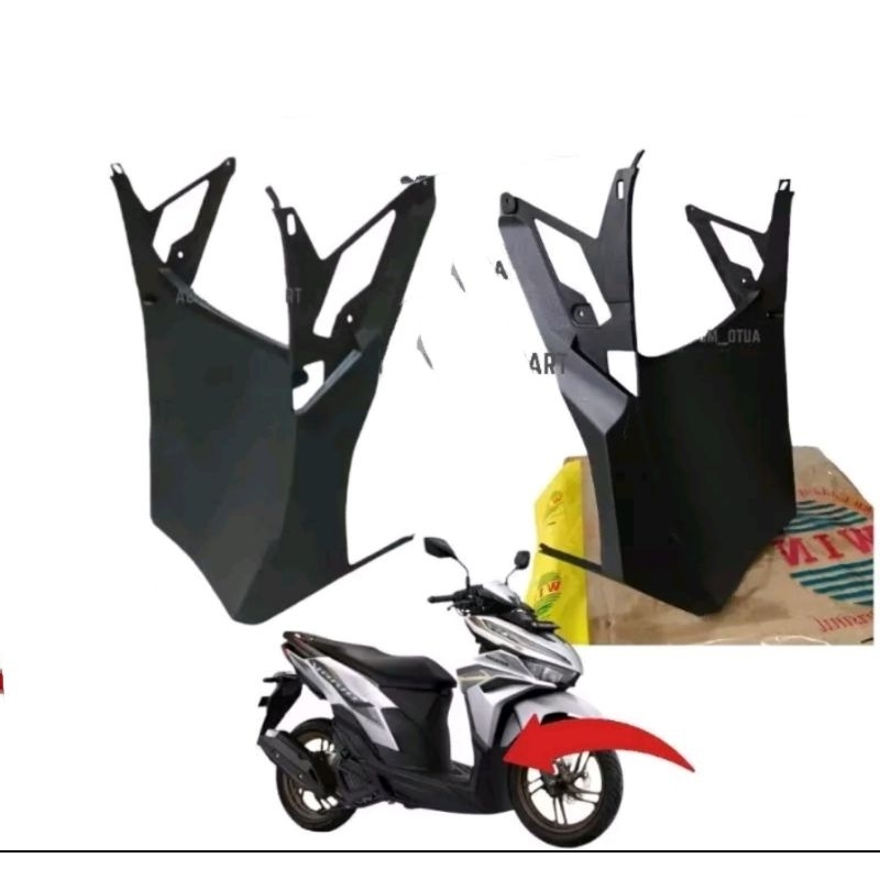 Dasbor depan bawah dek lumpur Vario 125 new 2023/2024 gen-2
