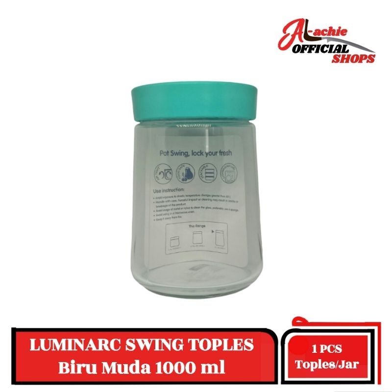 Luminarc Swing Toples Biru Muda 1000ml