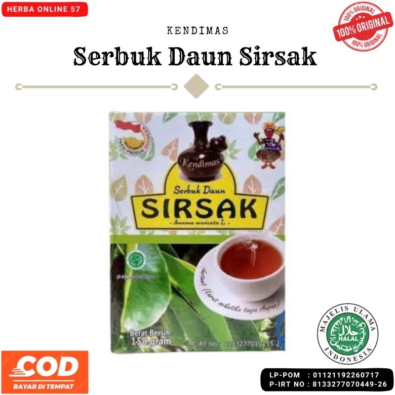 

KENDIMAS SERBUK DAUN SIRSAK / MINUMAN TRADISIONAL 150gr