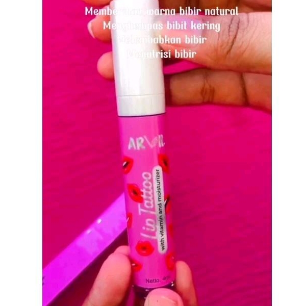 Lip Tatto Arvil Sulam Bibir Pemerah Bibir Halal Melembabkan