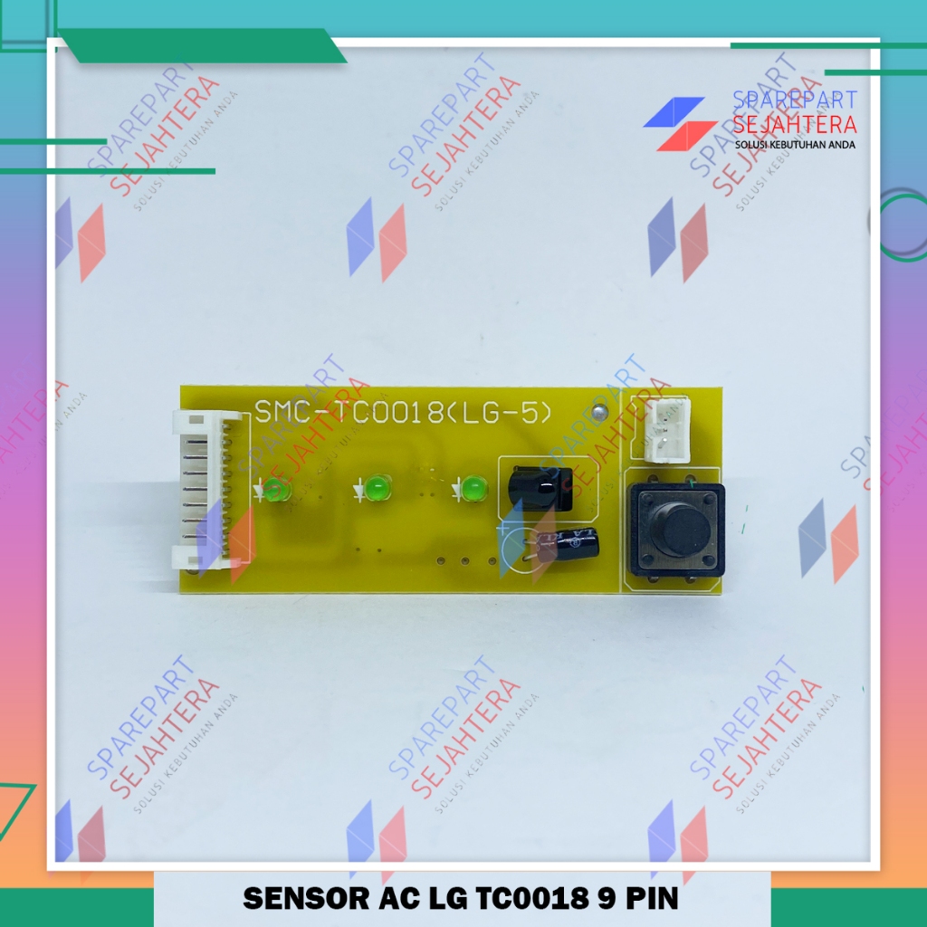 SENSOR REMOTE MODUL AC LG TC0018 9 PIN REMOT DISPLAY PCB