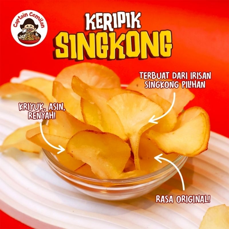 

Primadona Keripik Singkong - Camilan Enak Renyah Gurih