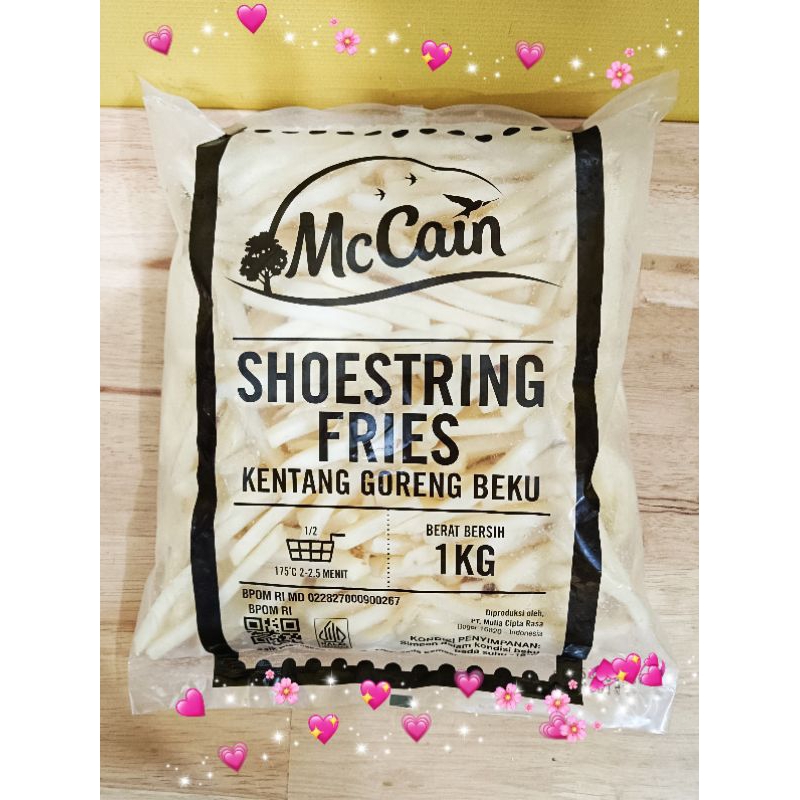 

KENTANG GORENG MCDONALD 1KG SHOESTRING MCCAIN/KENTANG GORENG MCD SHOESTRING