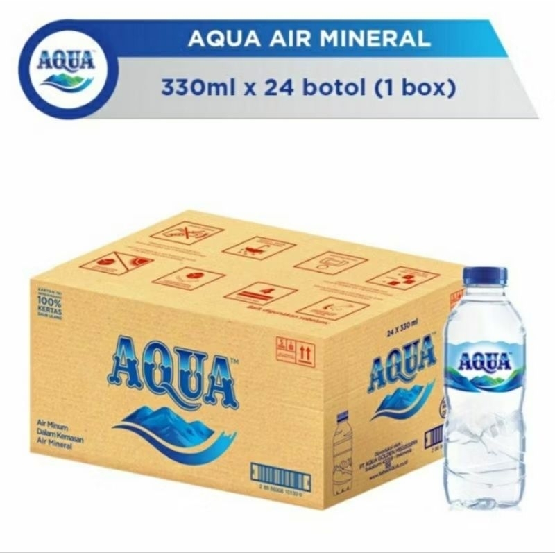 

Aqua Air Mineral Mini 1 Dus isi 24 Botol @330ml