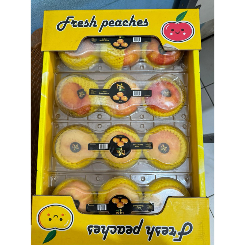 

Buah Peach [ Fresh peach / peach donut ]