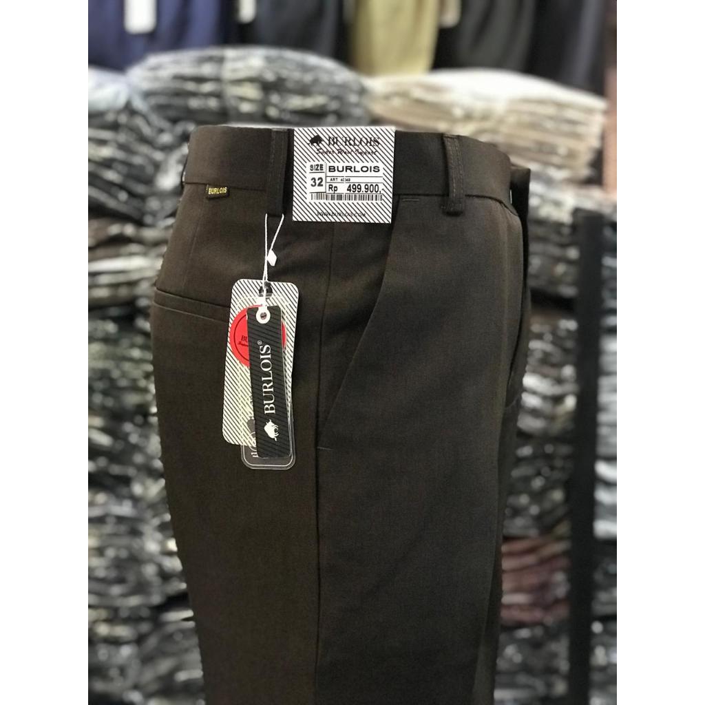 celana kantor coklat formal pria REGULER FIT / celana kain pria / celana bahan dasar pria