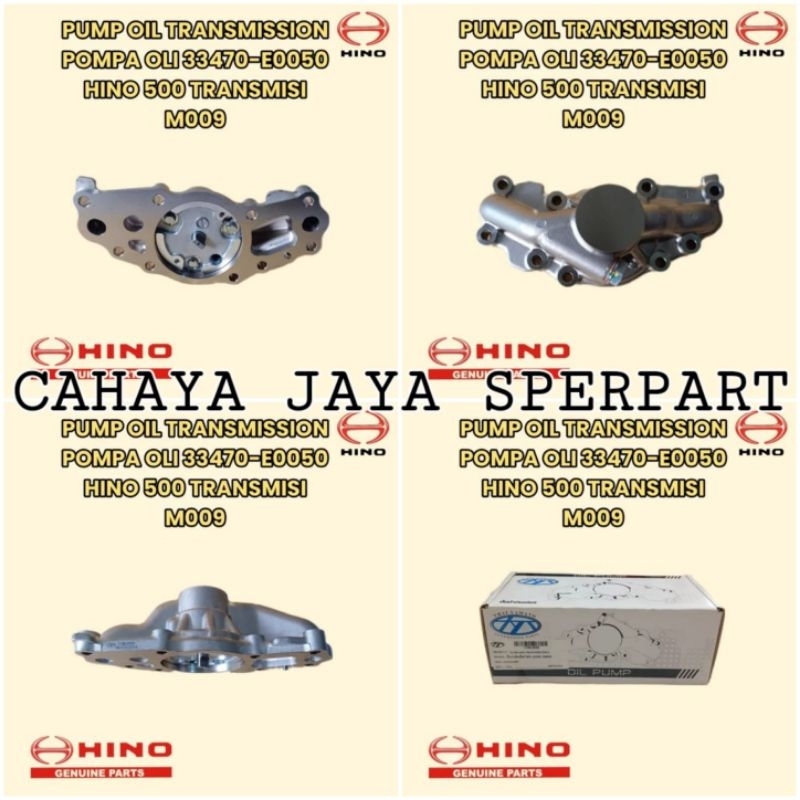 POMPA OLI 33470-E0050 PUMP OLI TRANSMISI M009 FM260JD HINO 500