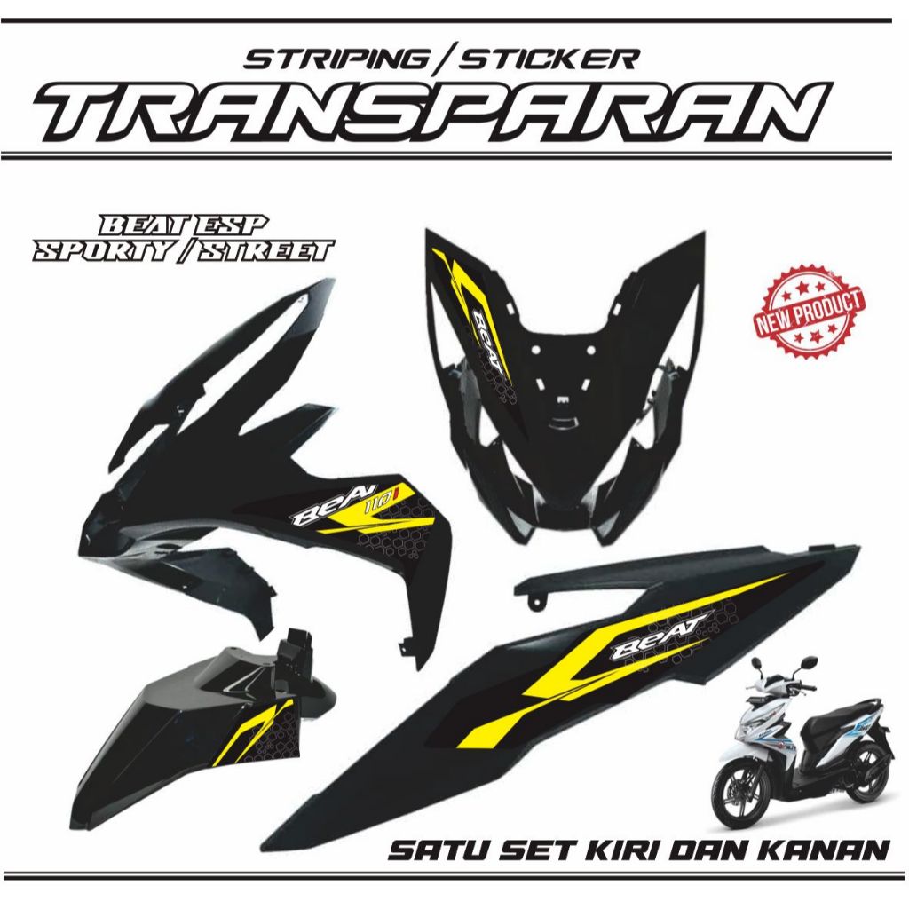 STRIPING VARIASI BEAT NEW ESP 2017 2018 VARIASI TRANSFARAN
