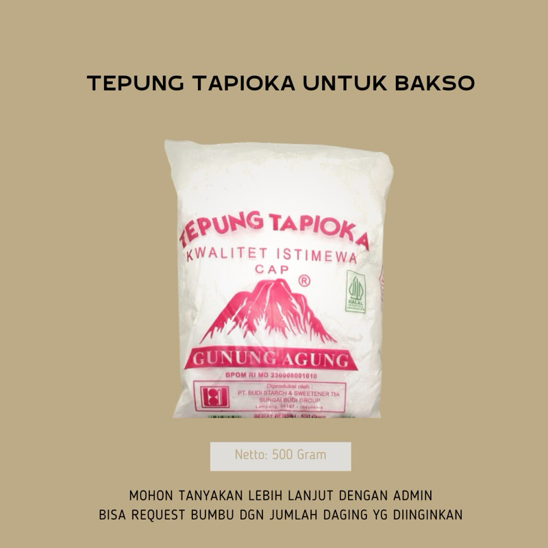 

TEPUNG TAPIOKA serbaguna