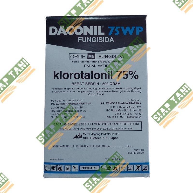FUNGISIDA DACONIL 75 WP 500 GR