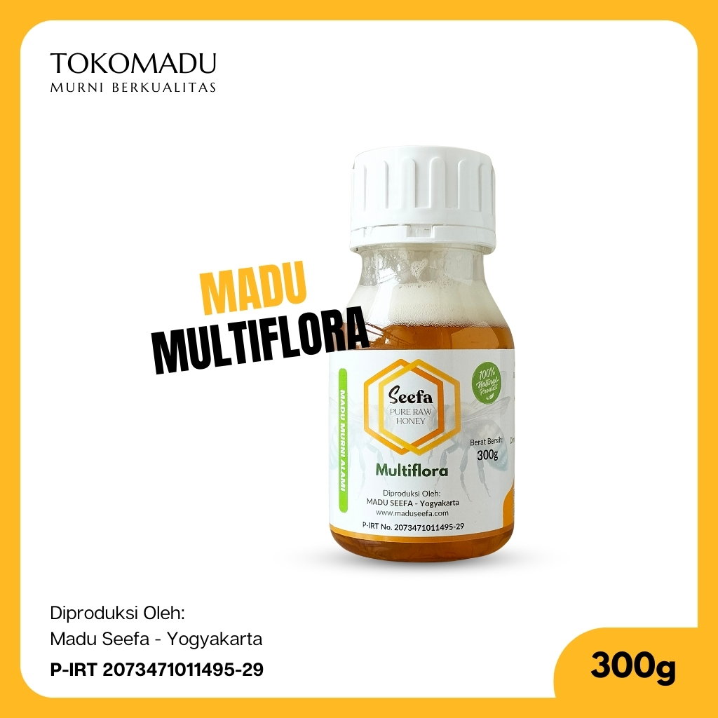

Madu Murni Multiflora Seefa 300g Raw Honey Asli Bergaransi