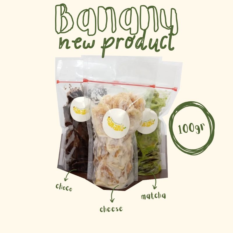 

Keripik pisang lumer by Bananu (kemasan 100 gr)