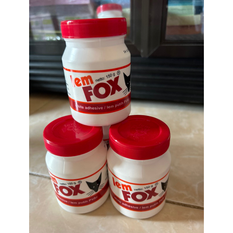 

Lem Fox Putih Lem PVAc Botol 150 Gram