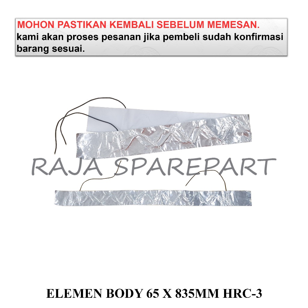 EB5 ELEMENT PEMANAS SAMPING MAGIC COM / RICE COOKER / ELEMEN BODY 65 X 835MM HRC-3