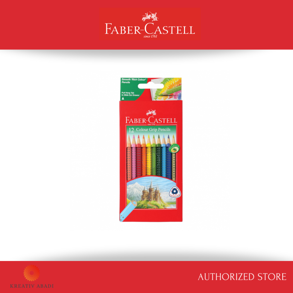 

Faber-Castell Colour Grip Pencils 12