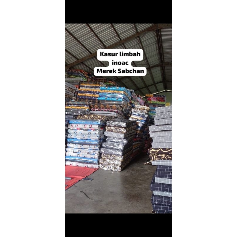 kasur limbah inoac merk sabchan