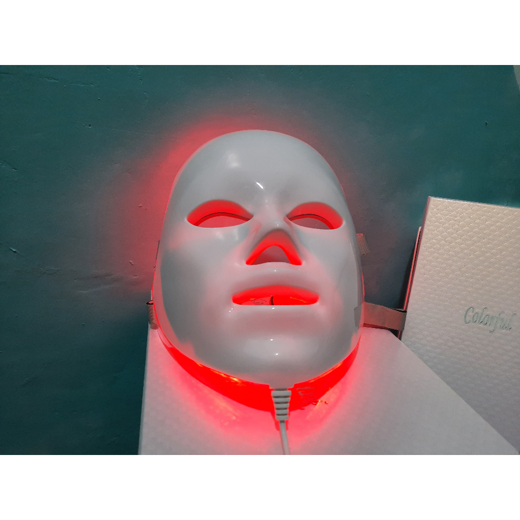 PDT Mask 7 Colour Light Therapy Wireless / PDT Alat Facial