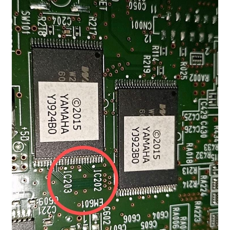 Ic 202 dan Ic 203 Sepasang Keyboard Yamaha Psr s 970 Cabutan Original