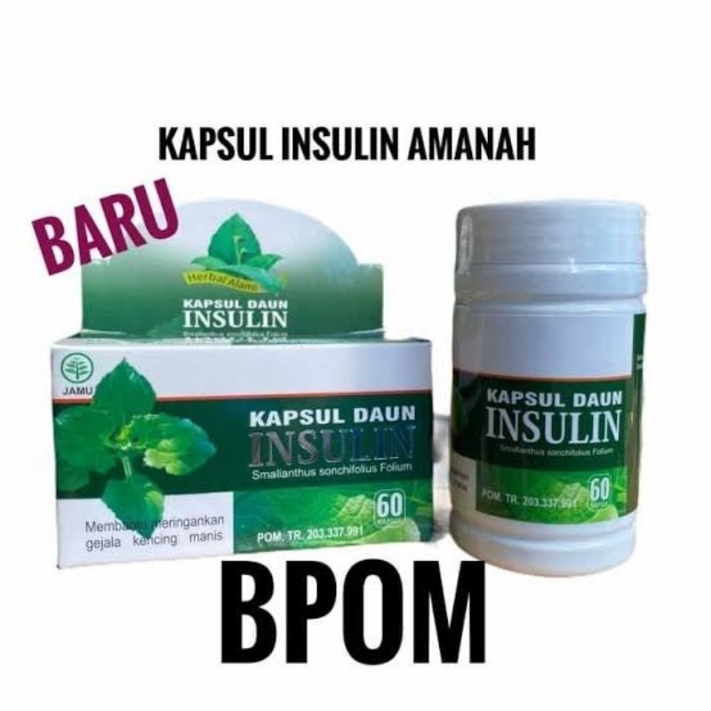 

Kapsul daun Insulin Amanah isi 60