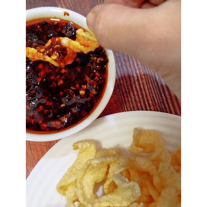 

makaroni chili oil toples tabung 1300ml