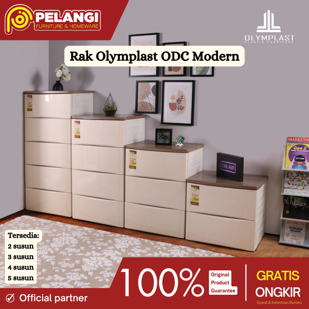 Rak Olymplast ODC | Nakas Olymplast ODC | Lemari Olymplast ODC | Rak Serbaguna | Drawer laci