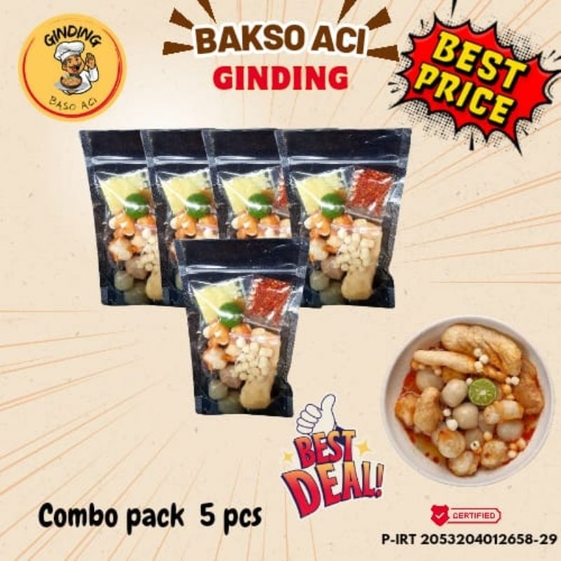 

BASO ACI GINDING PAKET MURAH 5 PCS