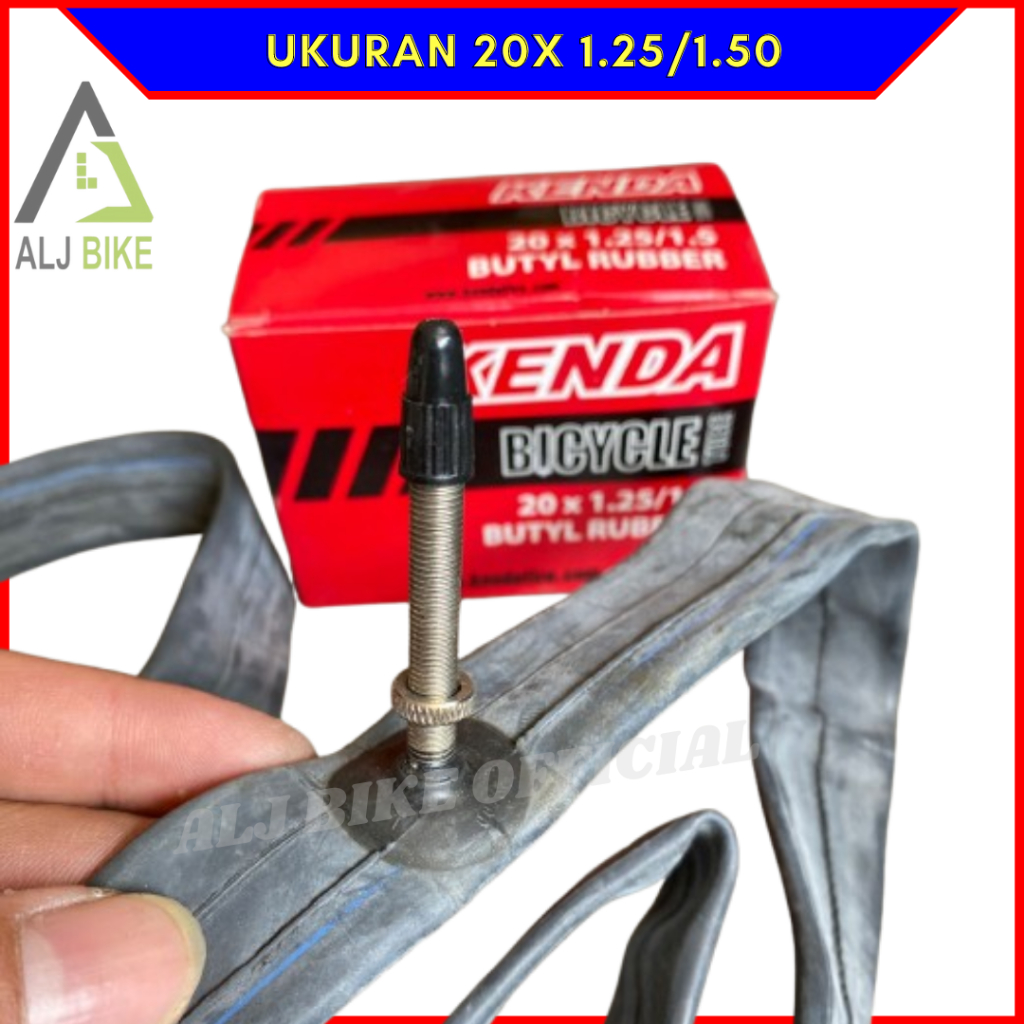 KENDA Ban Dalam Sepeda Lipat Ukuran 20 x 1.25 1.50 1.75 fv 48 MM