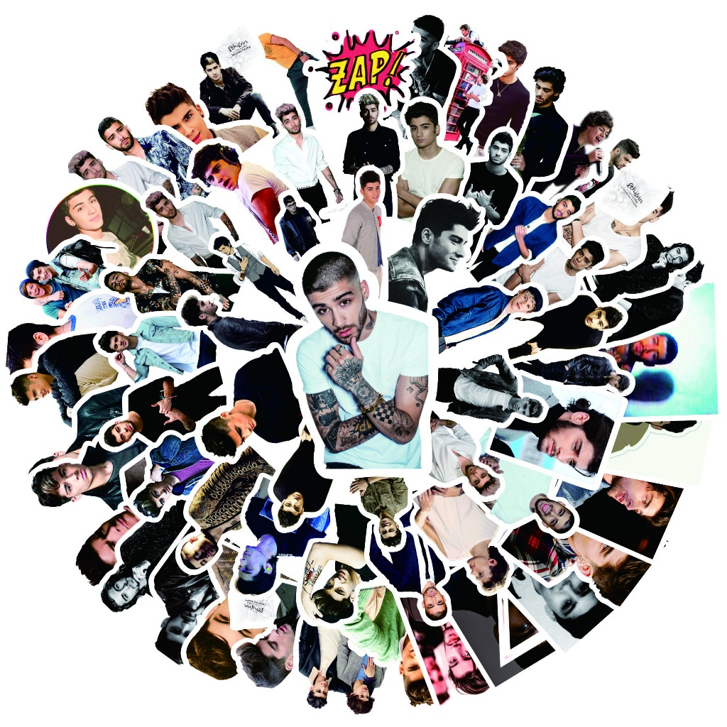 

COD✨ 50 Pcs Stiker Pack Motif Zayn malik Lucu Aesthetic Vynil Waterproof untuk Freebies Sticker Buku Journal Casing HP Laptop