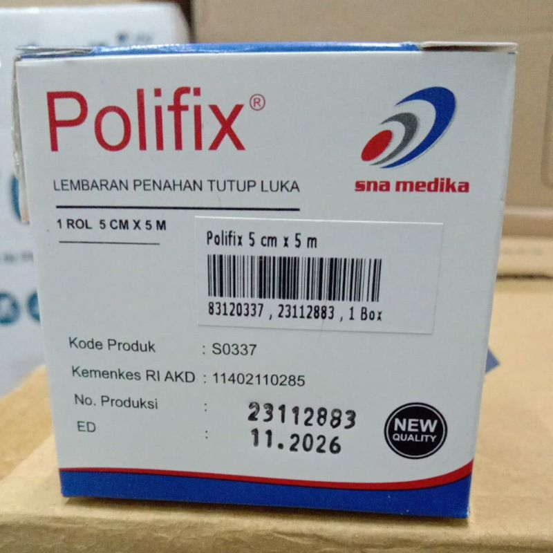 plester polifix 5cm x 5m roll
