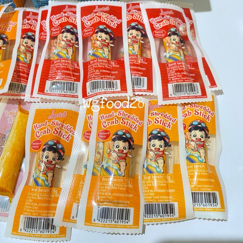 

crabstik siap makan isi 10pcs