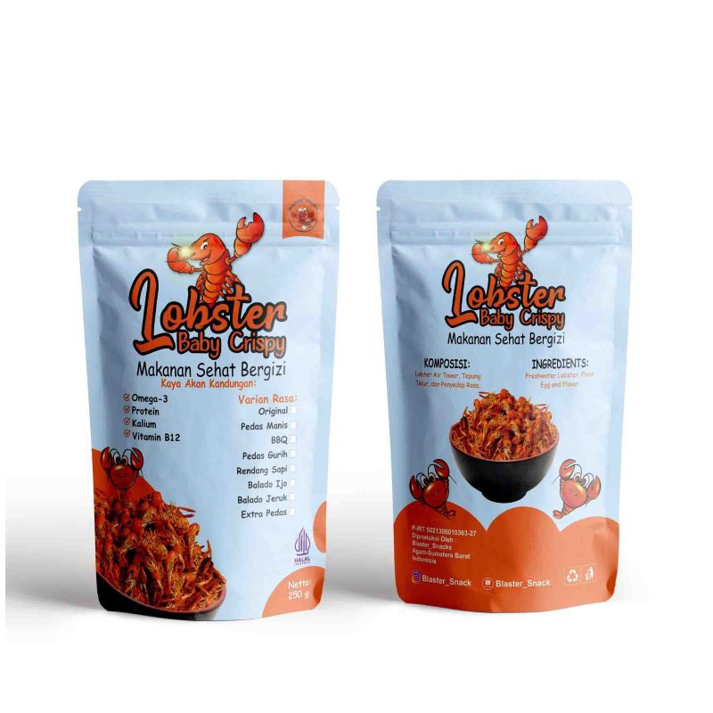 

lobster baby crispy 250gram