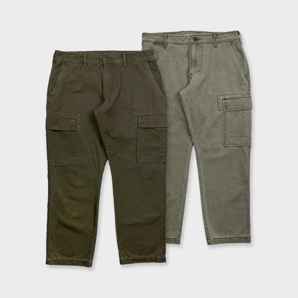 OLDNVY Straight Fit Cargo Pants - Celana Cargo Pria