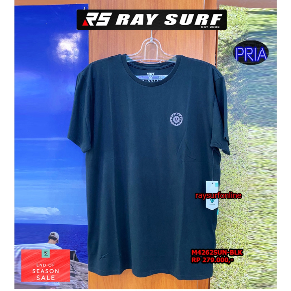 RAYSURF VISSLA SALE T-SHIRT PRIA M4252SUN-BLK ORIGINAL