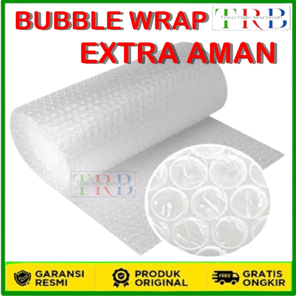 

[EXTRA KEAMANAN] BUBBLE WRAP / PLASTIC WRAPPING (TAMBAHAN PACKING)