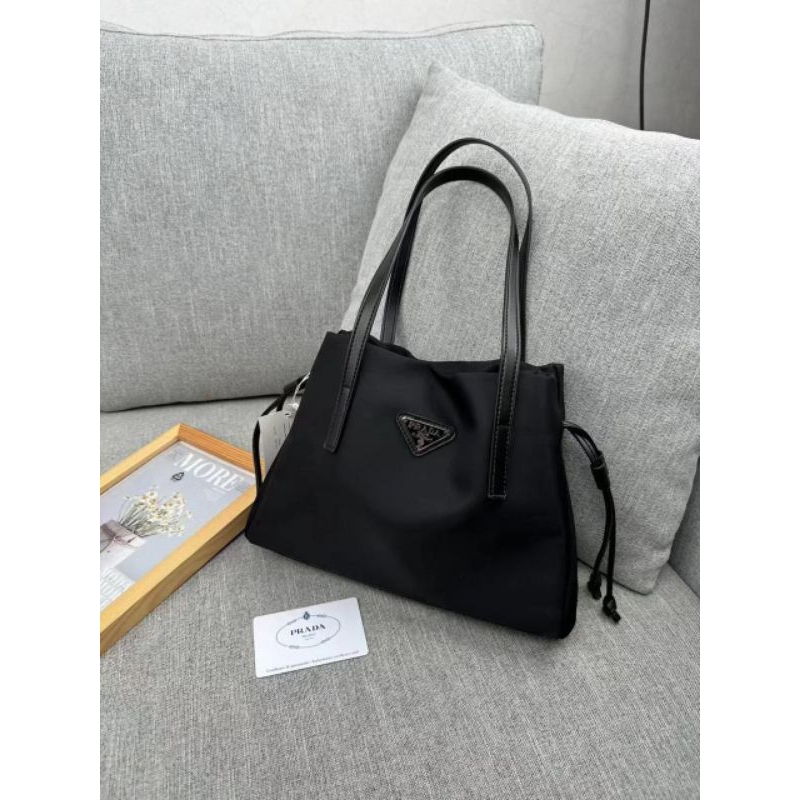 Tas Prada Small Tote Serut Nylon Good Quality