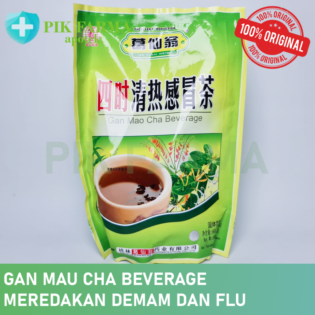 

Gan Mao Cha Beverage - Teh Herbal Pereda Flu dan Pilek